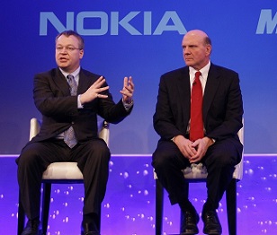 Britain Nokia Microsoft meeting