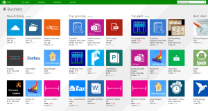 Windows Store business apps