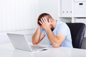 Programmer frustrated with lack of productivity.