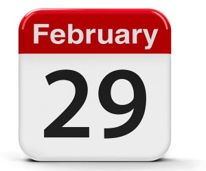 February 29, 2016 is Leap Day in a Leap Year