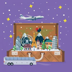 Christmas holiday shopping and travel is on the rise, according to analytics from industry organizations.