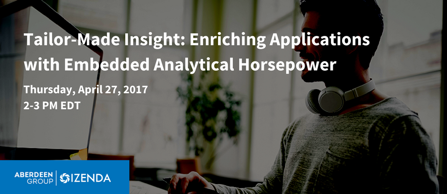 Enriching Applications with Embedded Analytical Horsepower Webinar
