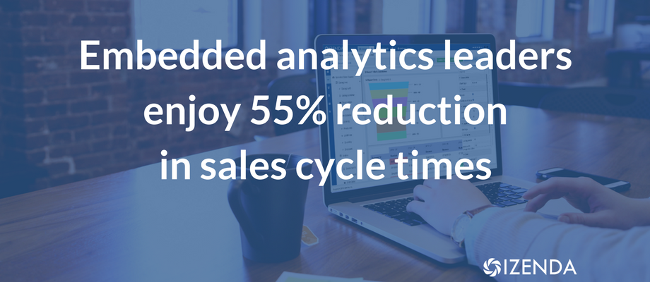Embedded analytics leaders enjoy 55% reduction in sales cycle times