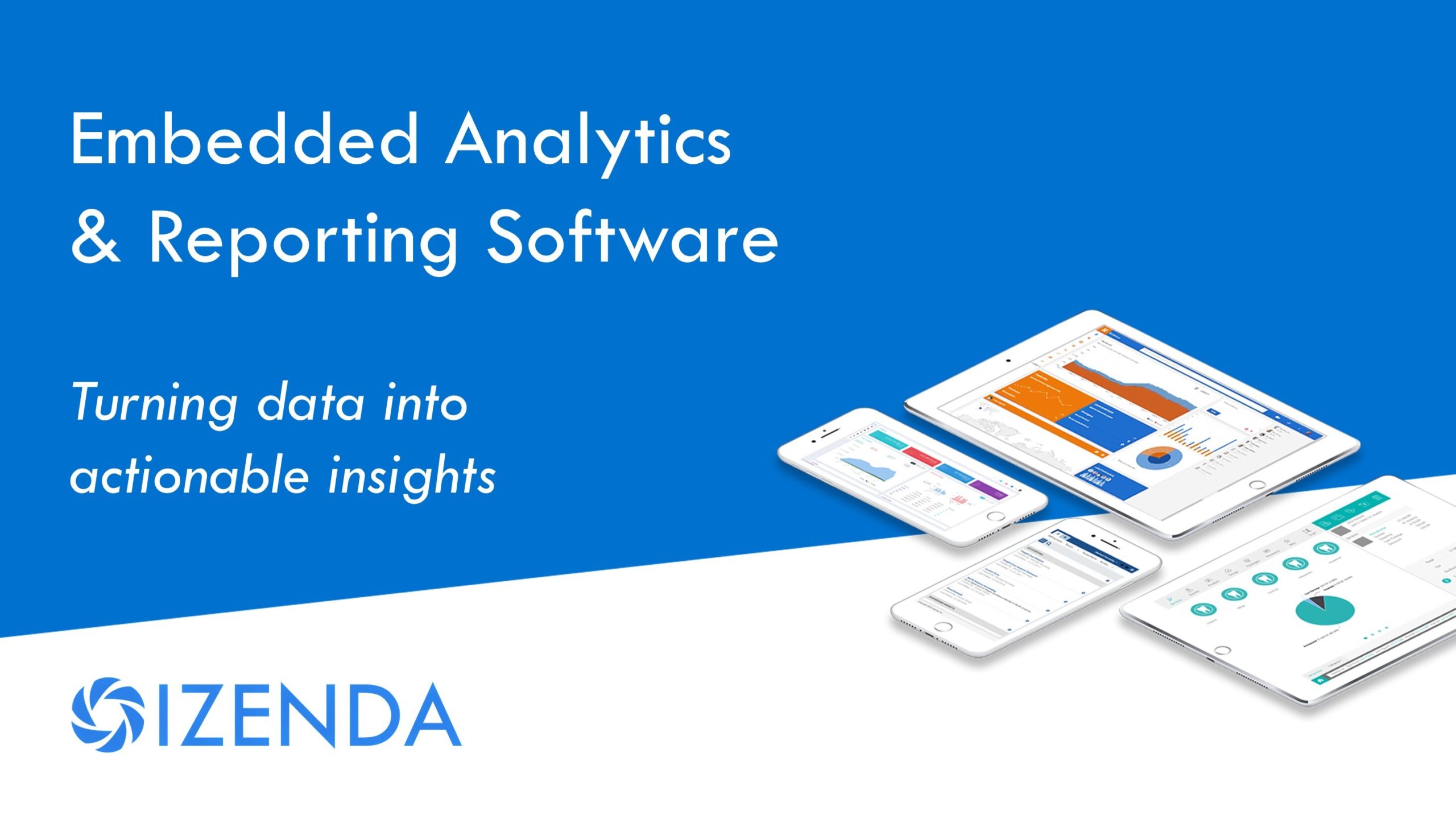 embedded analytics and reporting software from izenda