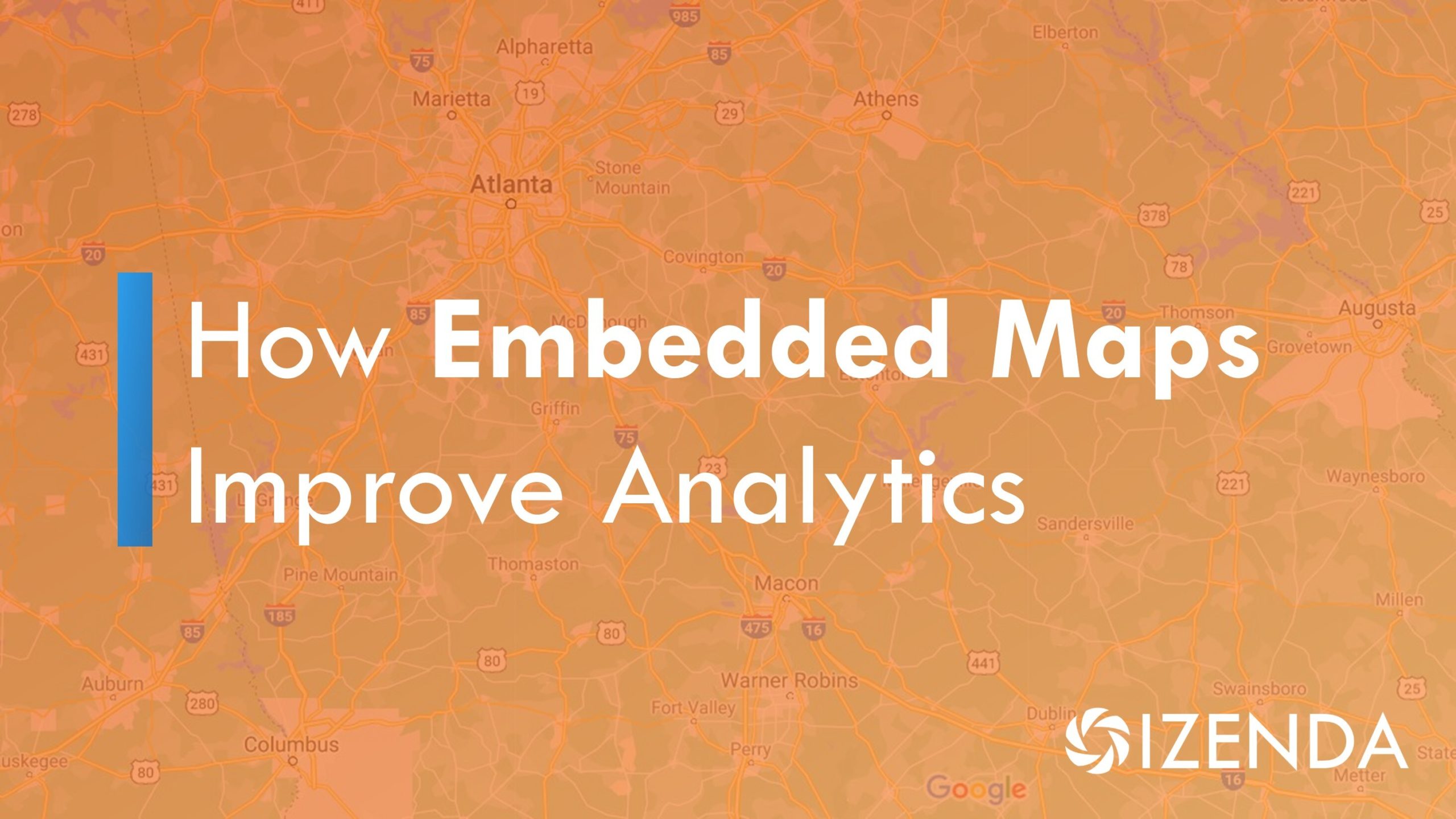 embedded maps can improve the analytics experience
