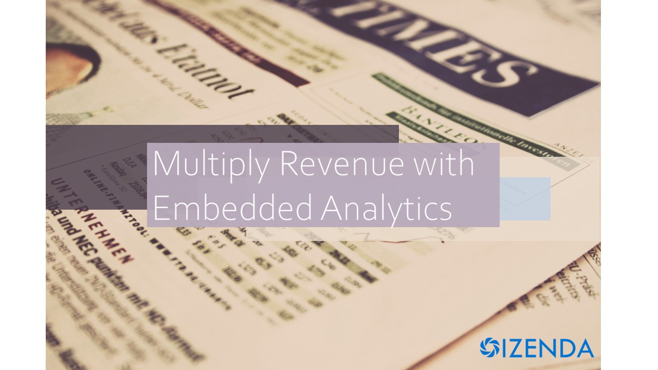 multiply revenue with embedded analytics